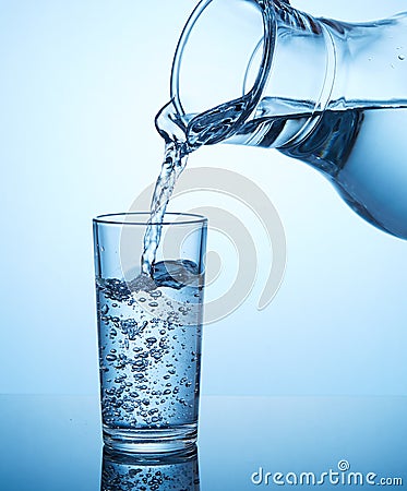 Drink Water. Stock Photo