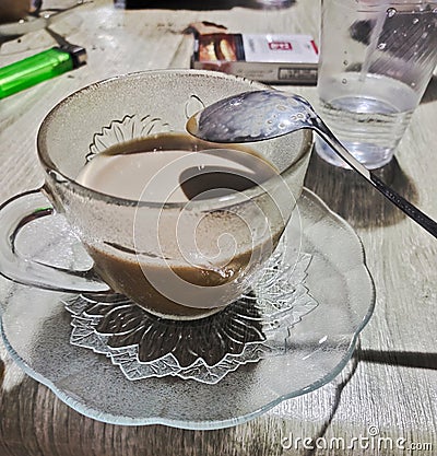 drinking coffee will inspire Stock Photo