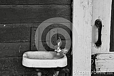 A Drinking Fountain of Times Past Stock Photo