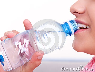 Drinking water Stock Photo