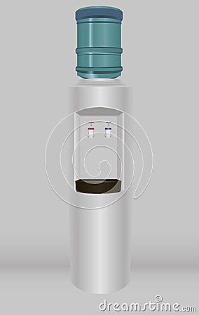 Drinking water office Vector Illustration
