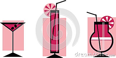 Drinks Vector Illustration