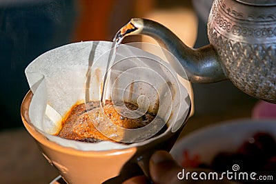 Drip Coffee Stock Photo