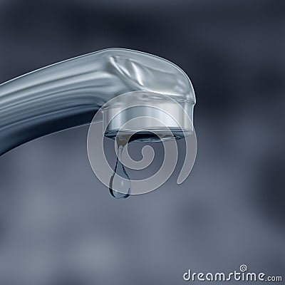 Dripping tap Stock Photo