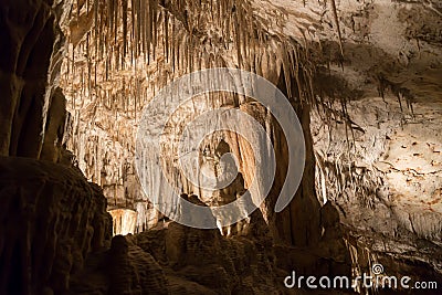 Dripstone cave Stock Photo