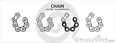 drive chain wheel vector icon design. car motorcycle spare part replacement service Stock Photo