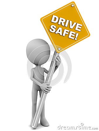 Drive safe Stock Photo