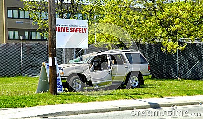 Drive Safely Stock Photo