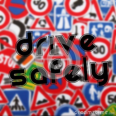 Drive safely Stock Photo