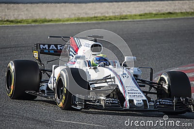 Driver Felipe Massa. Team Williams Editorial Stock Photo
