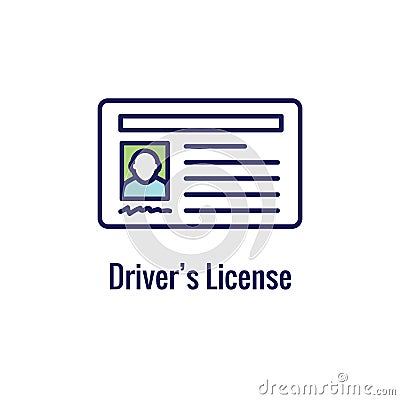 Drivers Test and License Icon Set and - Web Header Banner Vector Illustration