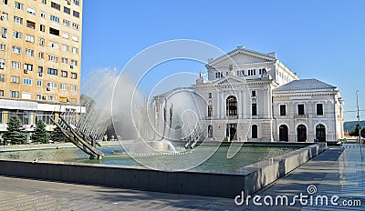 Drobeta Turnu Severin Cultural Palace Editorial Stock Photo