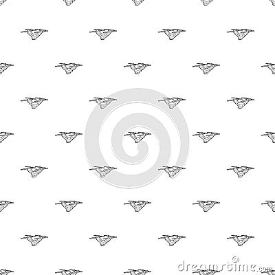 Drone with camera icon, outline style Vector Illustration