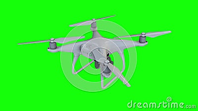 tro Depression byrde Remote Control Air Drone Drone Flying with Action Camera. Isolated on Green  Screen Background Stock Footage - Video of aircraft, control: 136125724