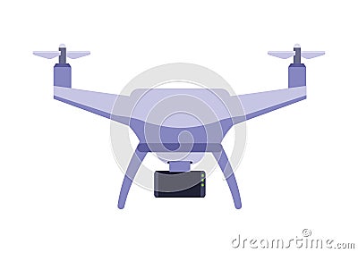 drone flying device Vector Illustration