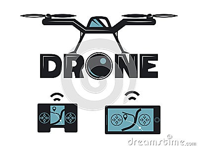 Drone Icon Vector Illustration