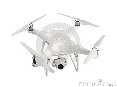 Drone isolated on white Stock Photo