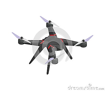 Drone Isometric Icon Vector Illustration