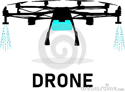 Drone logo Stock Photo