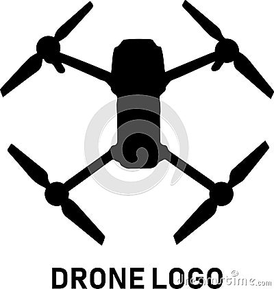 Drone logo Stock Photo