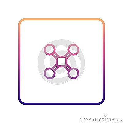 drone nolan icon. Simple thin line, outline vector of Drones icons for ui and ux, website or mobile application Stock Photo