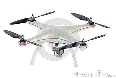 Drone quadrocopter Stock Photo