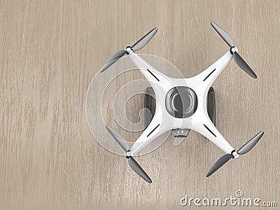 Drone, top view Stock Photo