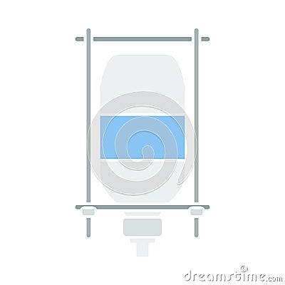 Drop Counter Icon Vector Illustration