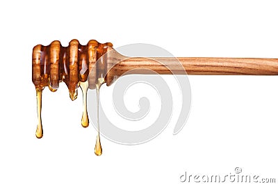 Drop of honey Stock Photo
