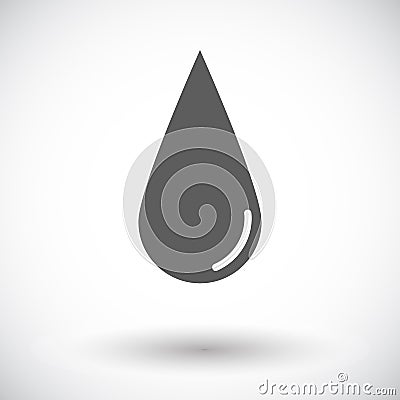 Drop icon. Vector Illustration