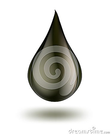 Drop of petrol Vector Illustration