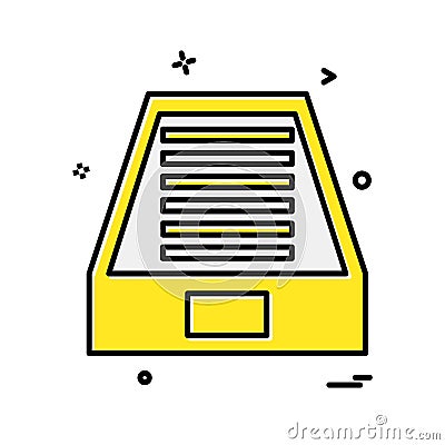 Dropbox icon design vector Vector Illustration