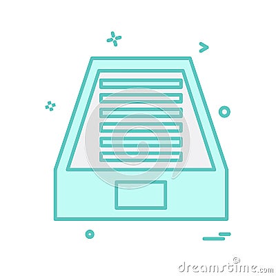 Dropbox icon design vector Vector Illustration