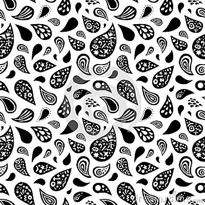 dropes abstract seamless vector pattern , sign and symbols Vector Illustration