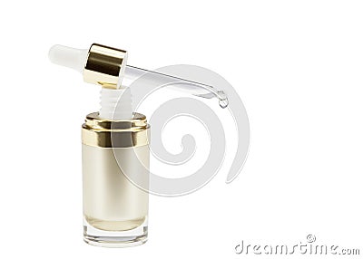 Dropper of essential oil, aromatherapy essence Stock Photo