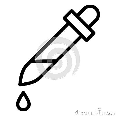 Dropper Isolated Vector icon which can be easily modified or edit Vector Illustration
