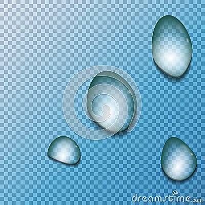 Drops Vector Illustration