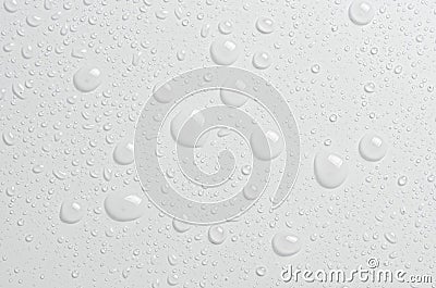 Drops of cosmetic micellar water or tonic. Closeup, macro photography Stock Photo