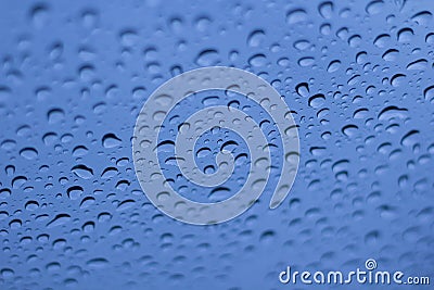 Drops on glass Stock Photo