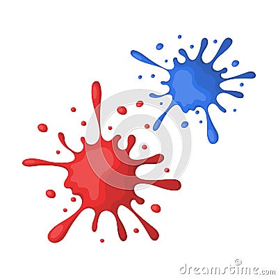 Drops, spray paint.Paintball single icon in cartoon style vector symbol stock illustration . Vector Illustration