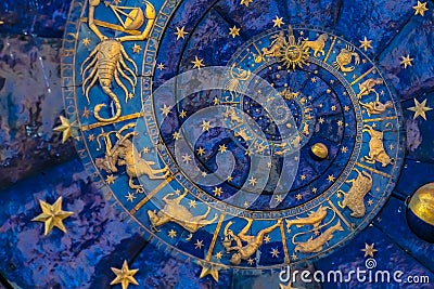 Droste effect background. Abstract design for concepts related to astrology and fantasy Stock Photo