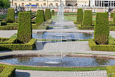 Drottningholm Palace Stockholm Sweden Gardens Stock Photo