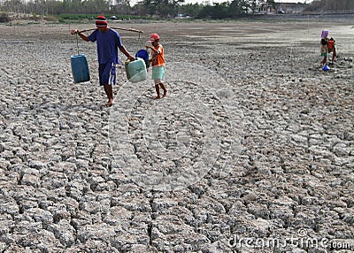 Drought in indonesia Editorial Stock Photo