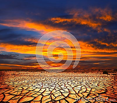 Drought land Stock Photo