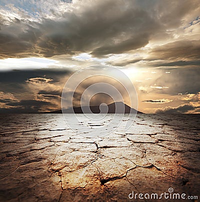 Drought land Stock Photo