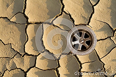 The drought puzzle - solved Stock Photo