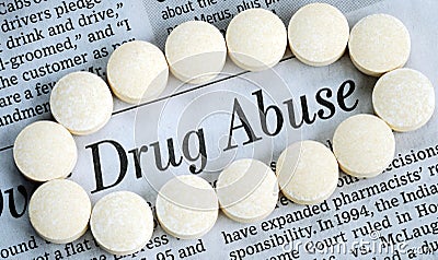 Drug Abuse is a nationwise social problem Stock Photo