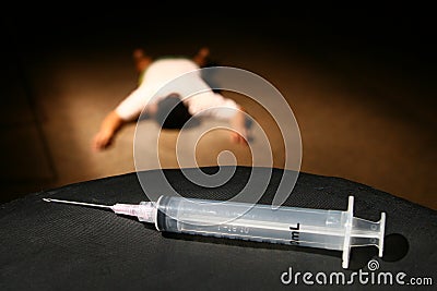 Drug Addict Stock Photo