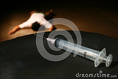 Drug Addict Stock Photo