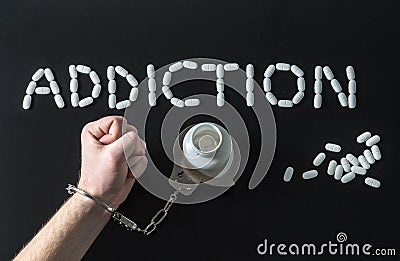 Drug addict or medical abuse Stock Photo